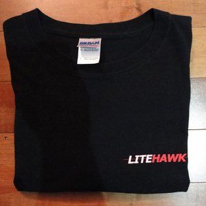 Men's LITE HAWK BLACK T-SHIRT